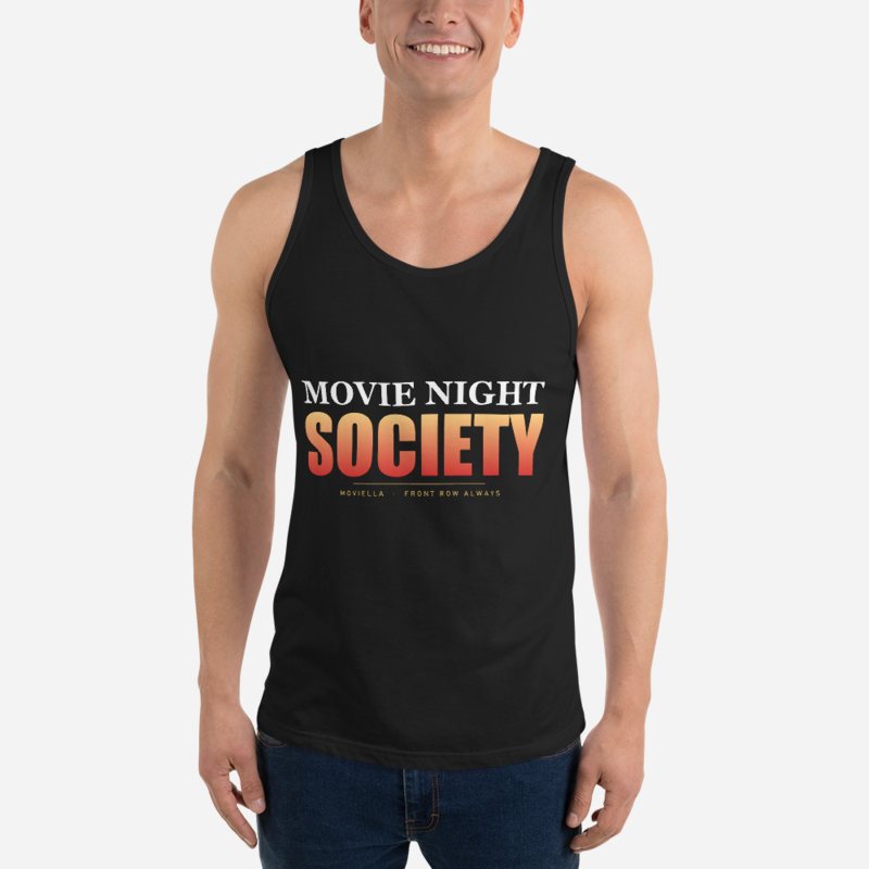 Moviella Movie Night Society Tank in Black