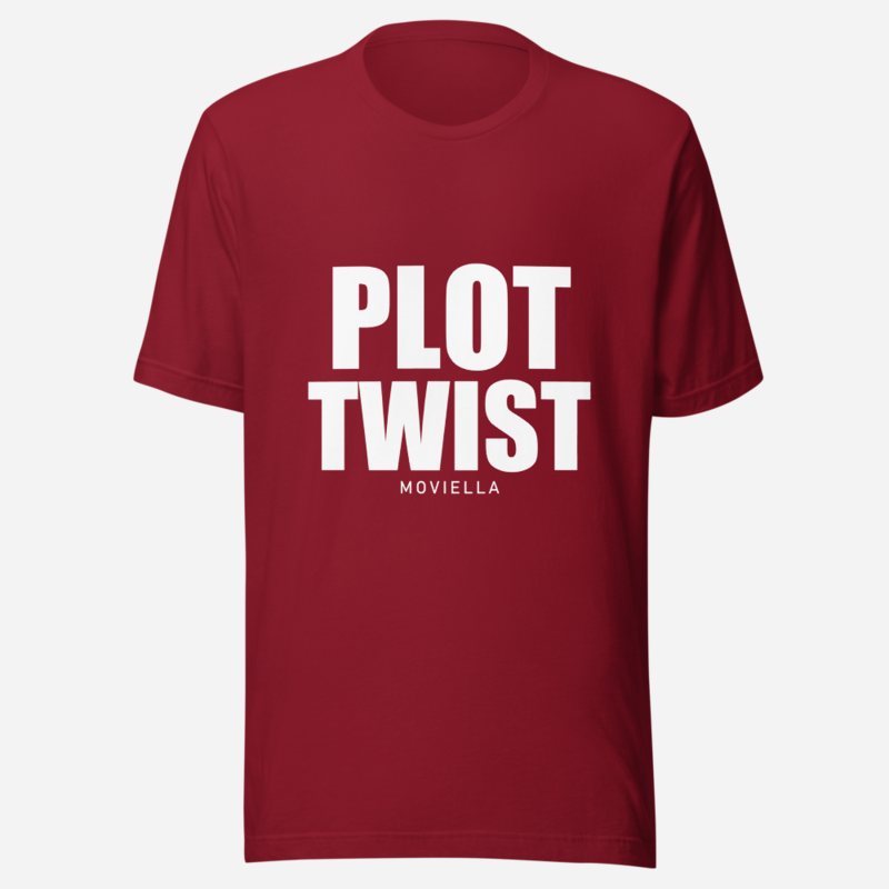 Moviella Plot Twist Tee Cardinal