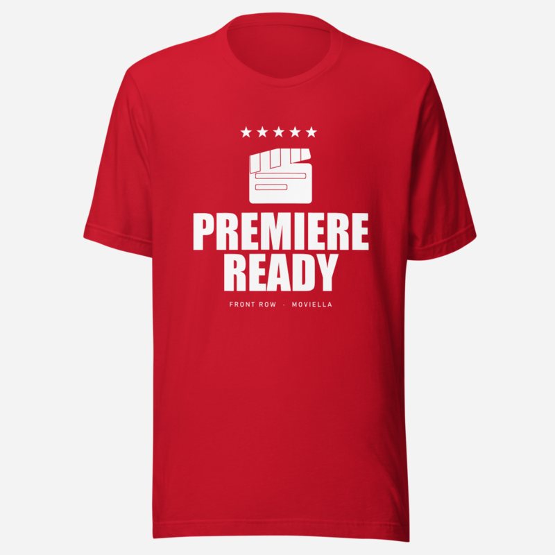 Moviella Premiere Ready Cinema Tee in Red