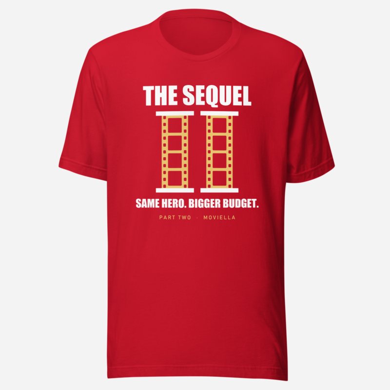 Moviella The Sequel Sayings Tee Red