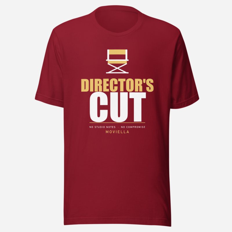 Moviella Director's Cut Sayings Tee Cardinal