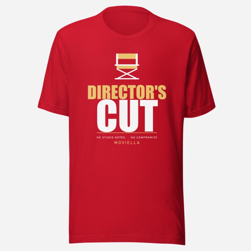 Moviella Director's Cut Sayings Tee in Red