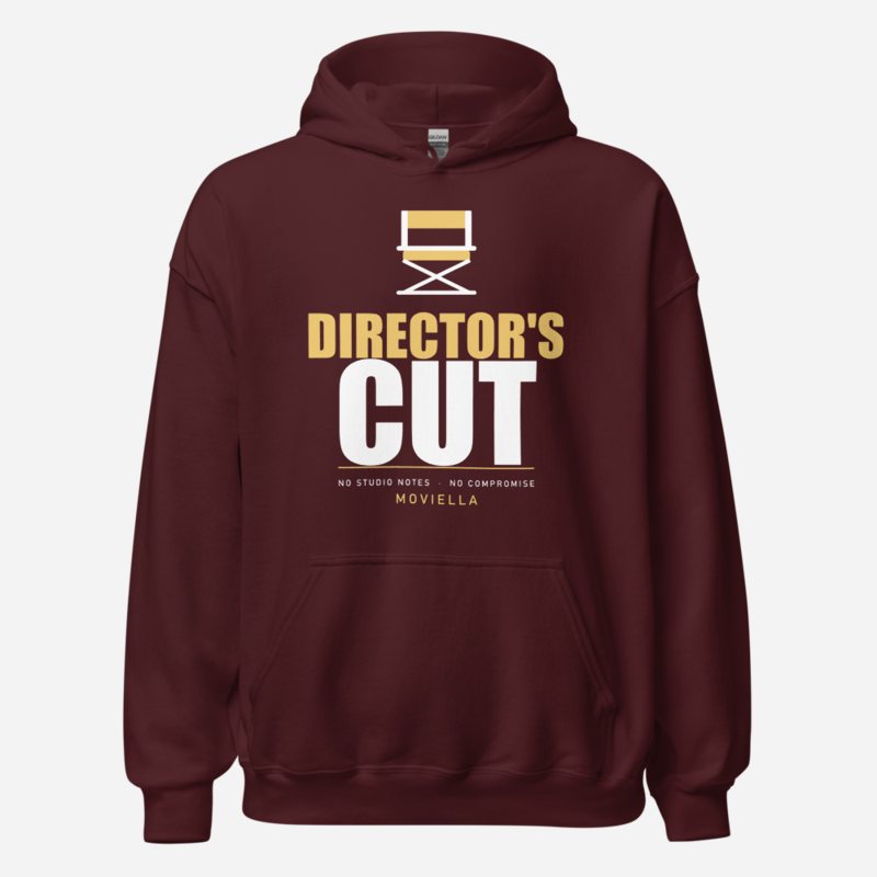 Moviella Director's Cut Sayings Hoodie Maroon