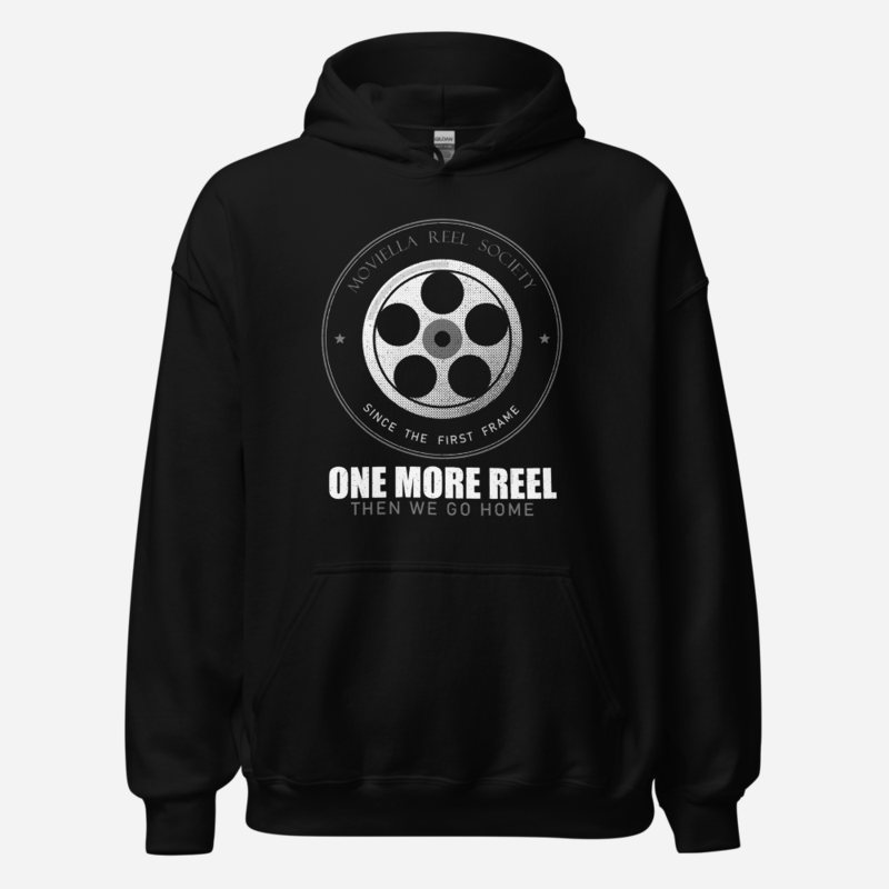 Moviella Reel Society Screening Room Hoodie in Black