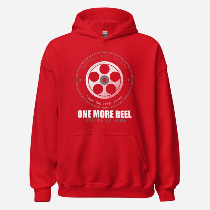Moviella Reel Society Screening Room Hoodie Red