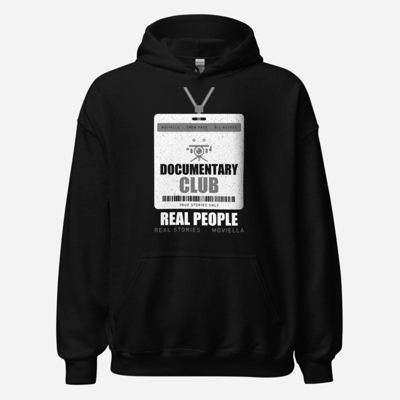 Moviella Documentary Club Screening Room Hoodie Black