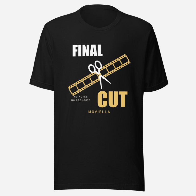 Moviella Final Cut Screening Room Tee in Black