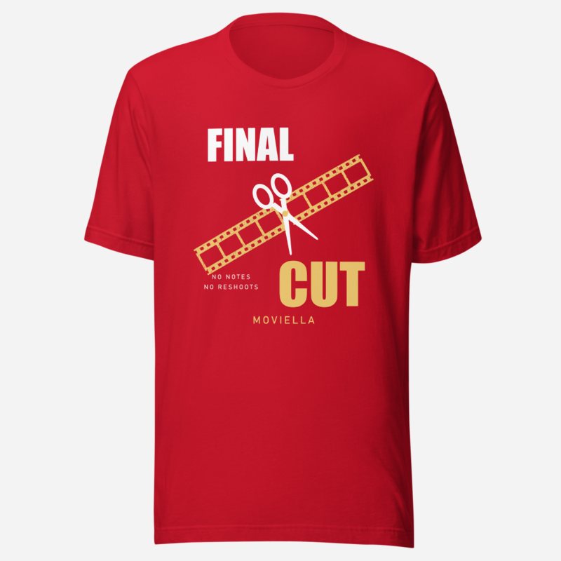 Moviella Final Cut Screening Room Tee Red