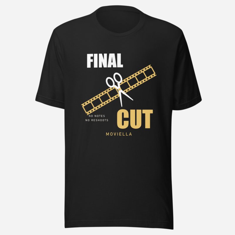 Moviella Final Cut Screening Room Tee Vintage Black
