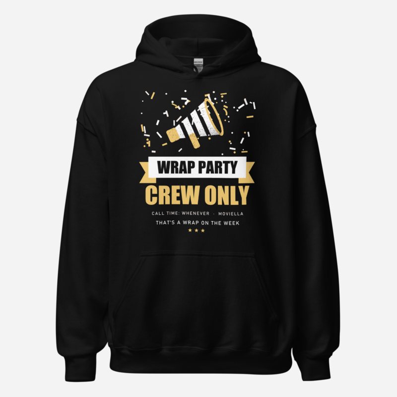 Moviella Wrap Party Screening Room Hoodie Black