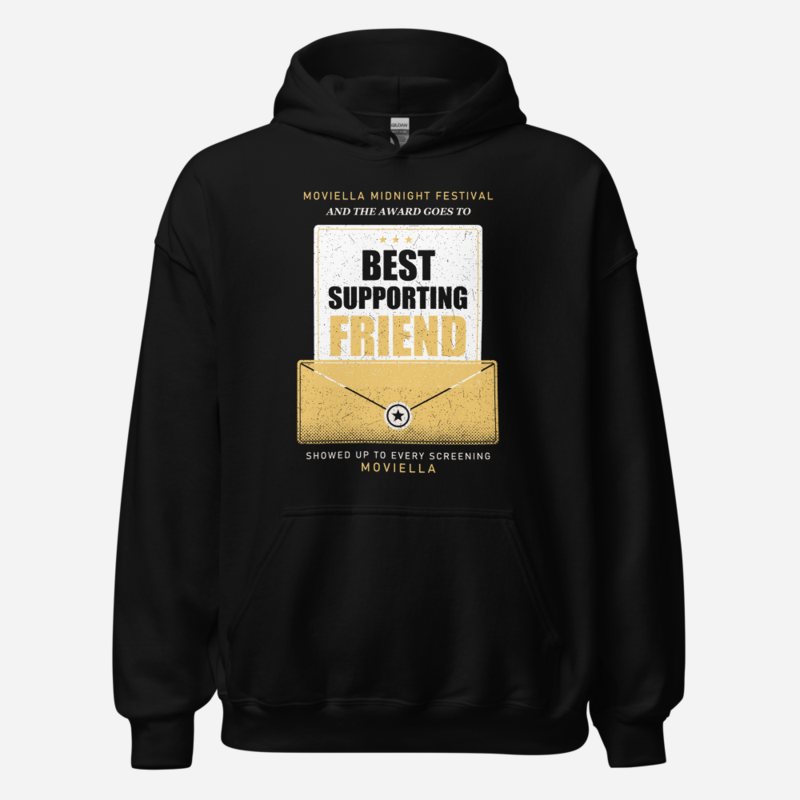 Moviella Best Supporting Friend Screening Room Hoodie Black