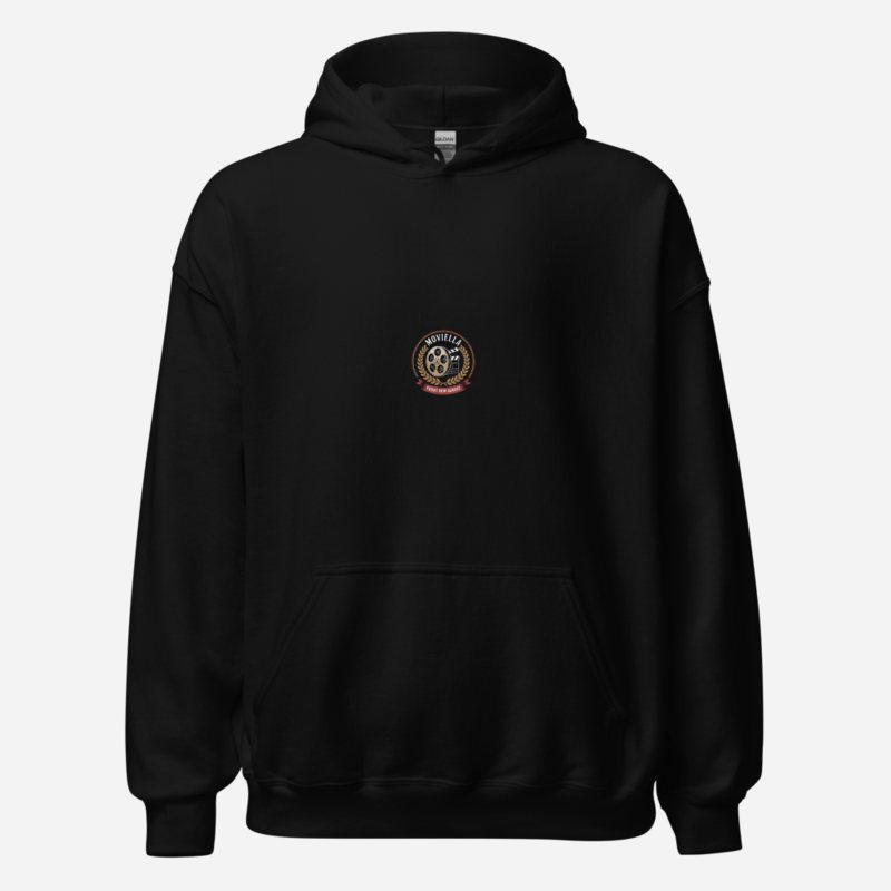 Moviella Reel Crest Hoodie Black