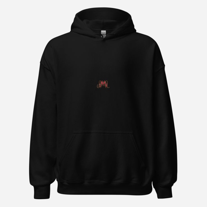 Moviella Filmstrip Monogram Hoodie Black