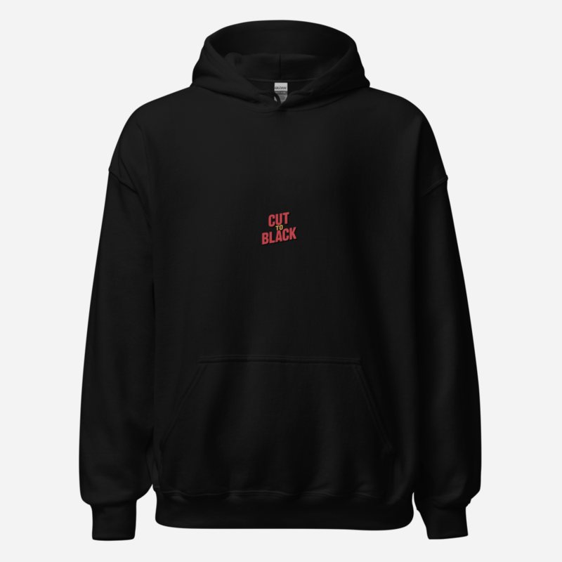 Moviella Cut To Black Hoodie Black