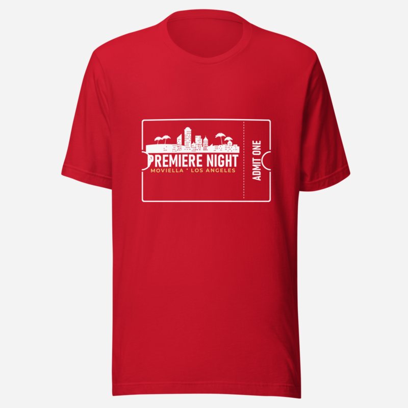 Moviella Premiere Night Ticket Tee Red