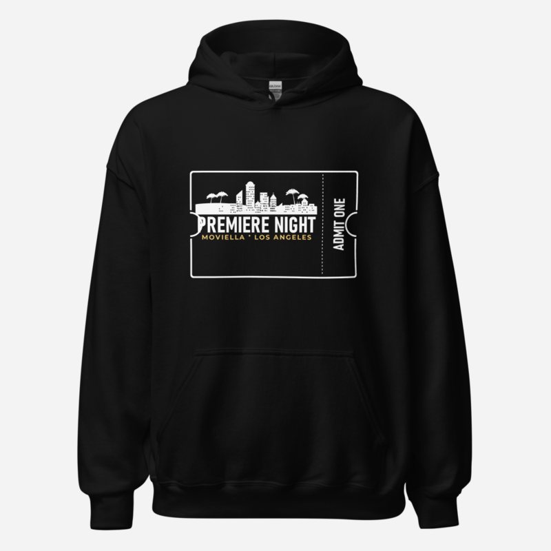 Moviella Premiere Night Ticket Hoodie Black