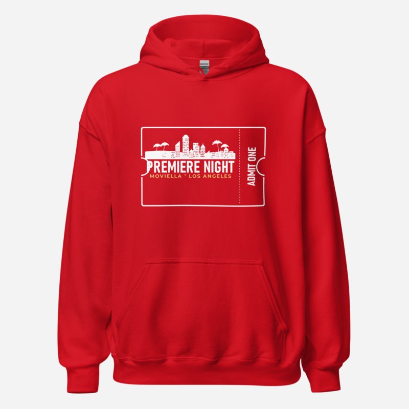 Moviella Premiere Night Ticket Hoodie Red