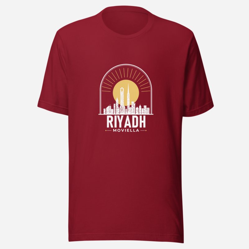 Moviella Riyadh Skyline Tee Cardinal