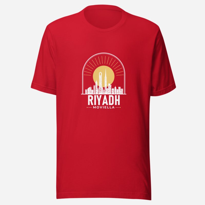 Moviella Riyadh Skyline Tee Red