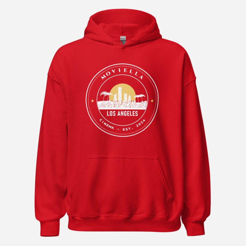 Moviella Cinema Crest Hoodie Red