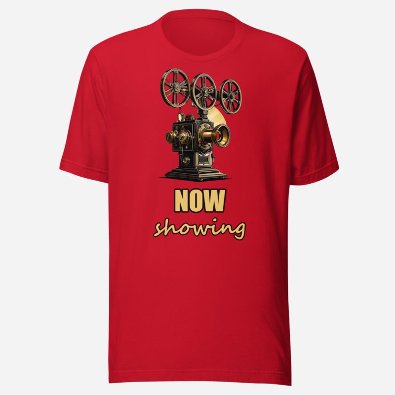 Moviella Now Showing Projector Tee