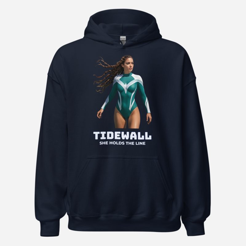 Next Level Superheroes Tidewall Hoodie in Navy