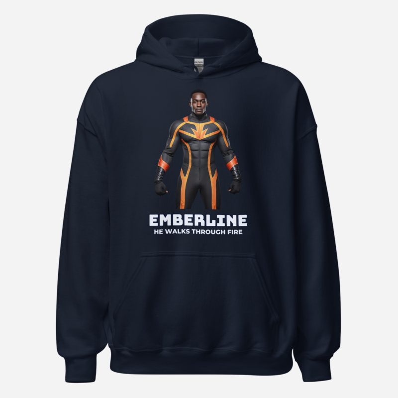 Next Level Superheroes Emberline Hoodie Navy
