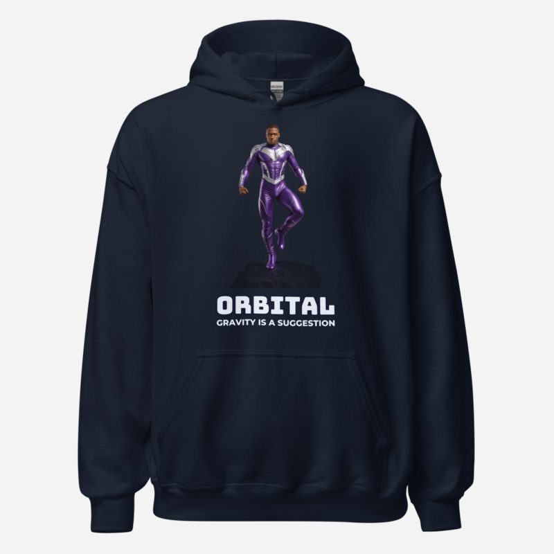 Next Level Superheroes Orbital Hoodie Navy