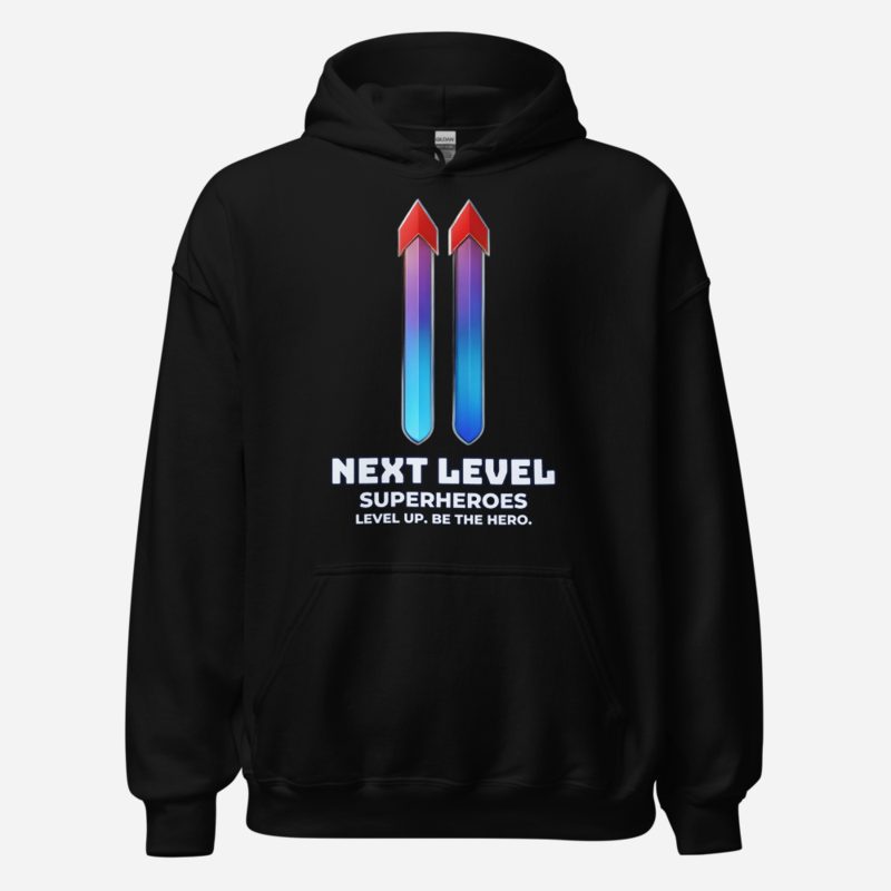 Next Level Superheroes Level Up Hoodie
