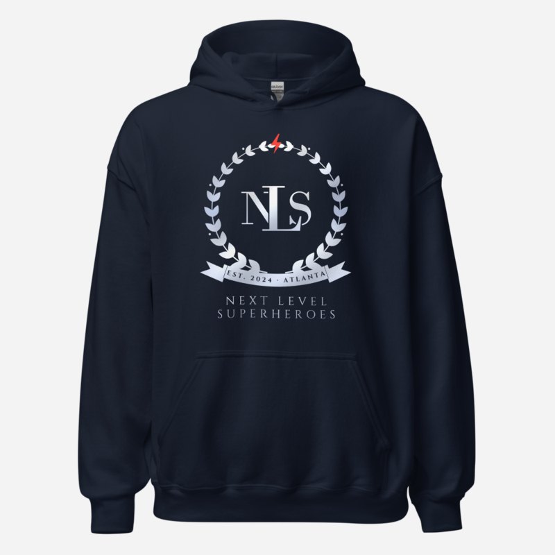 Next Level Superheroes Maison Crest Hoodie Navy