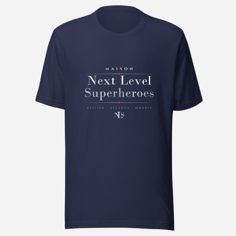 Next Level Superheroes Maison Signature Tee Navy