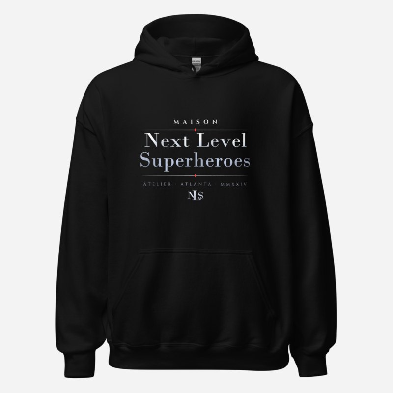Next Level Superheroes Maison Signature Hoodie Black