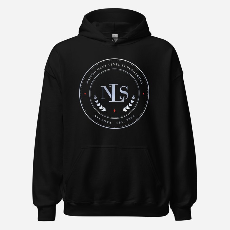Next Level Superheroes Maison Medallion Hoodie Black