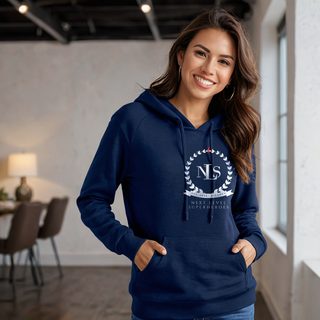 Next Level Superheroes Maison Crest Hoodie AI model