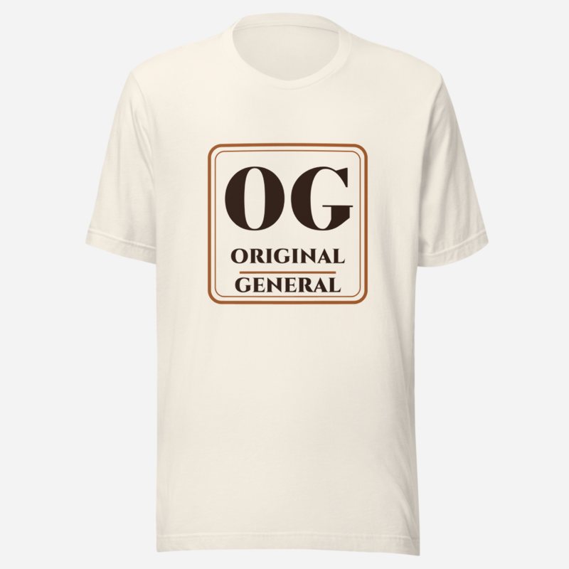 Original General OG Monogram Tee in Vintage White