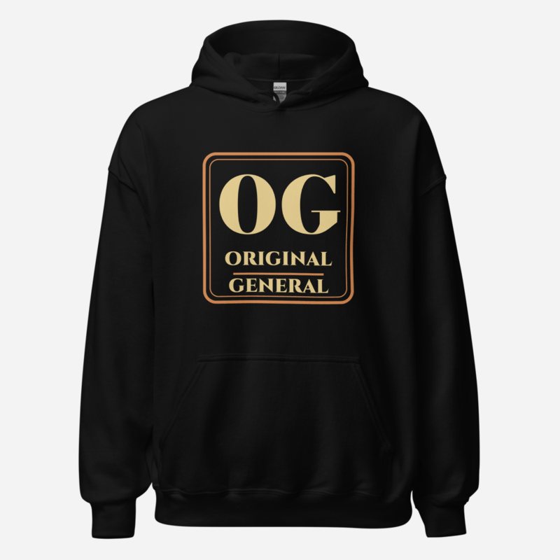 Original General OG Monogram Hoodie in Black