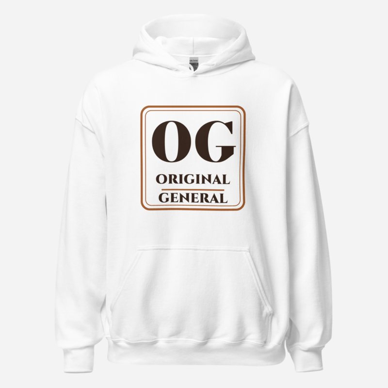 Original General OG Monogram Hoodie White