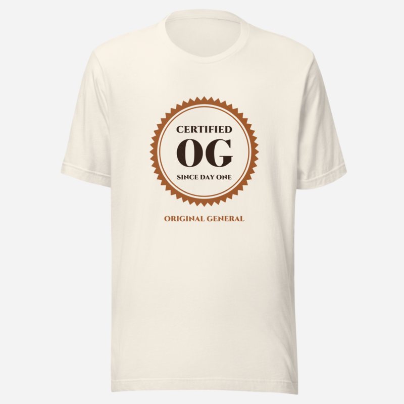 Original General Certified OG Tee in Vintage White