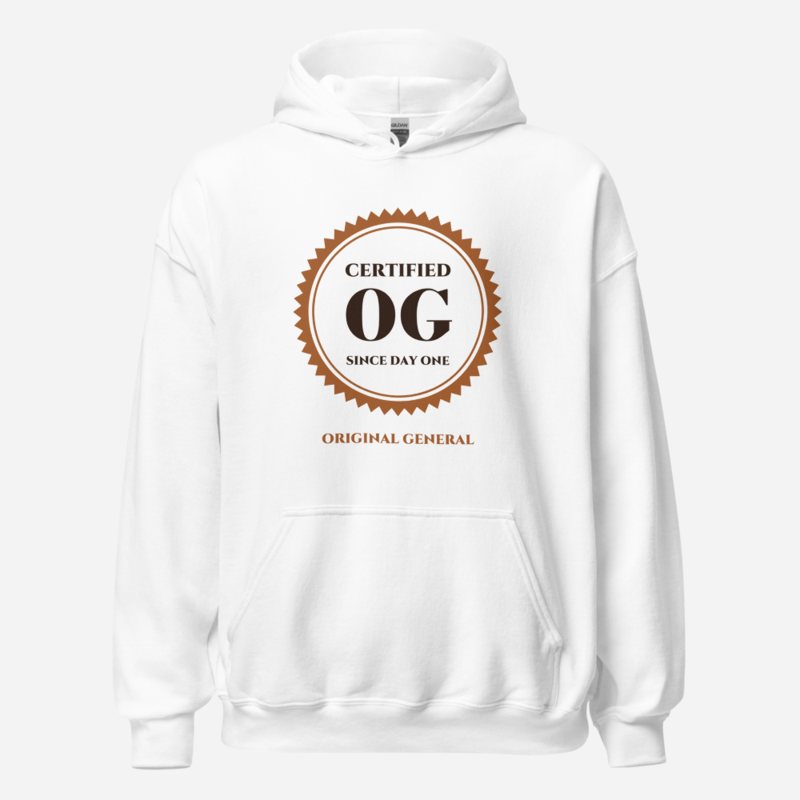 Original General Certified OG Hoodie in White