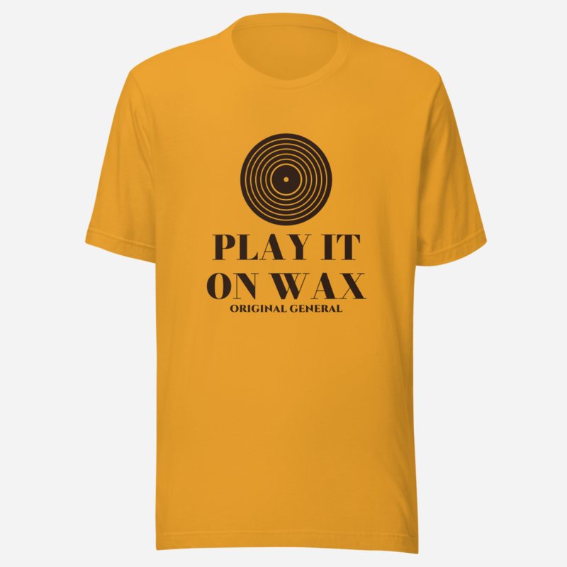 Original General Play It On Wax Tee Mustard