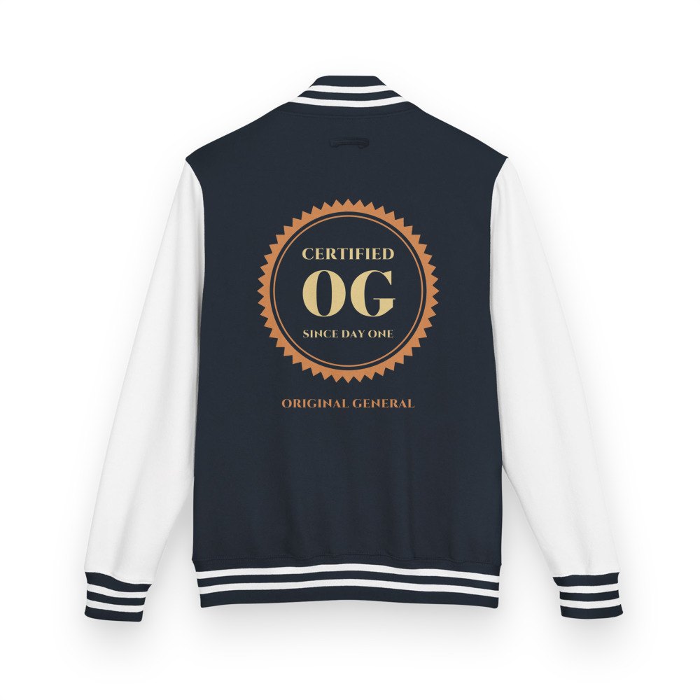 Original General Certified OG Varsity Jacket Oxford Navy/Arctic White