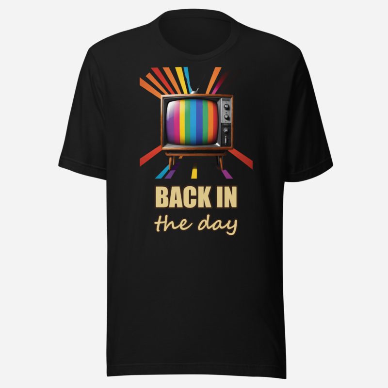 Original General Back In The Day Retro Tv Tee