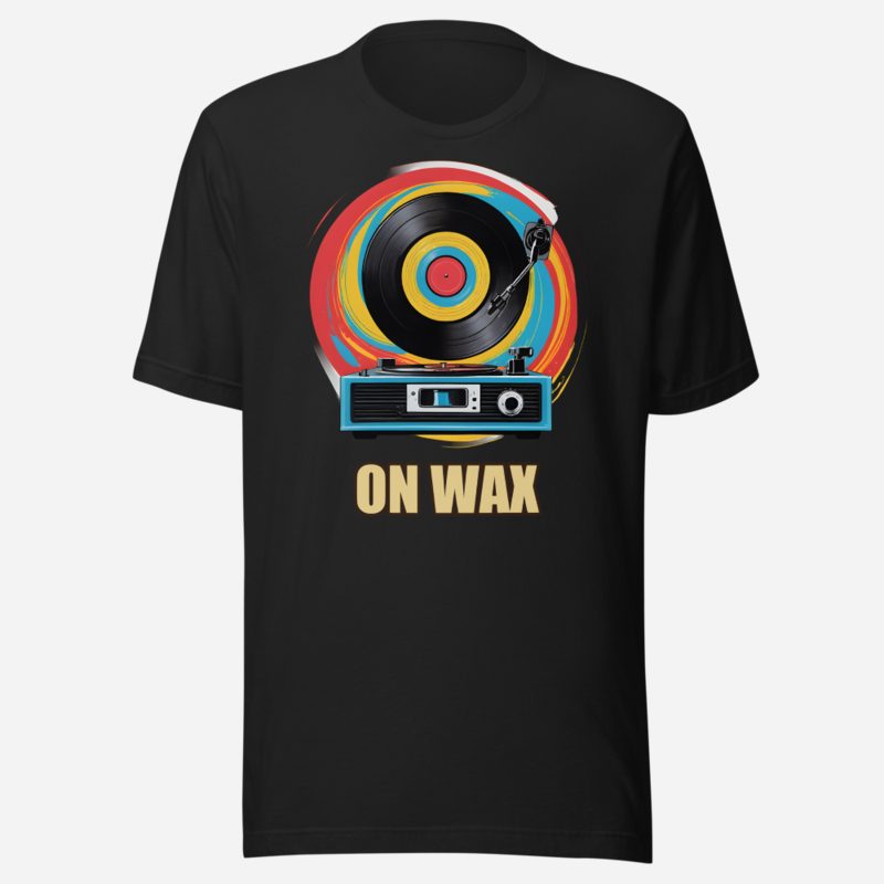Original General On Wax Vinyl Tee Vintage Black