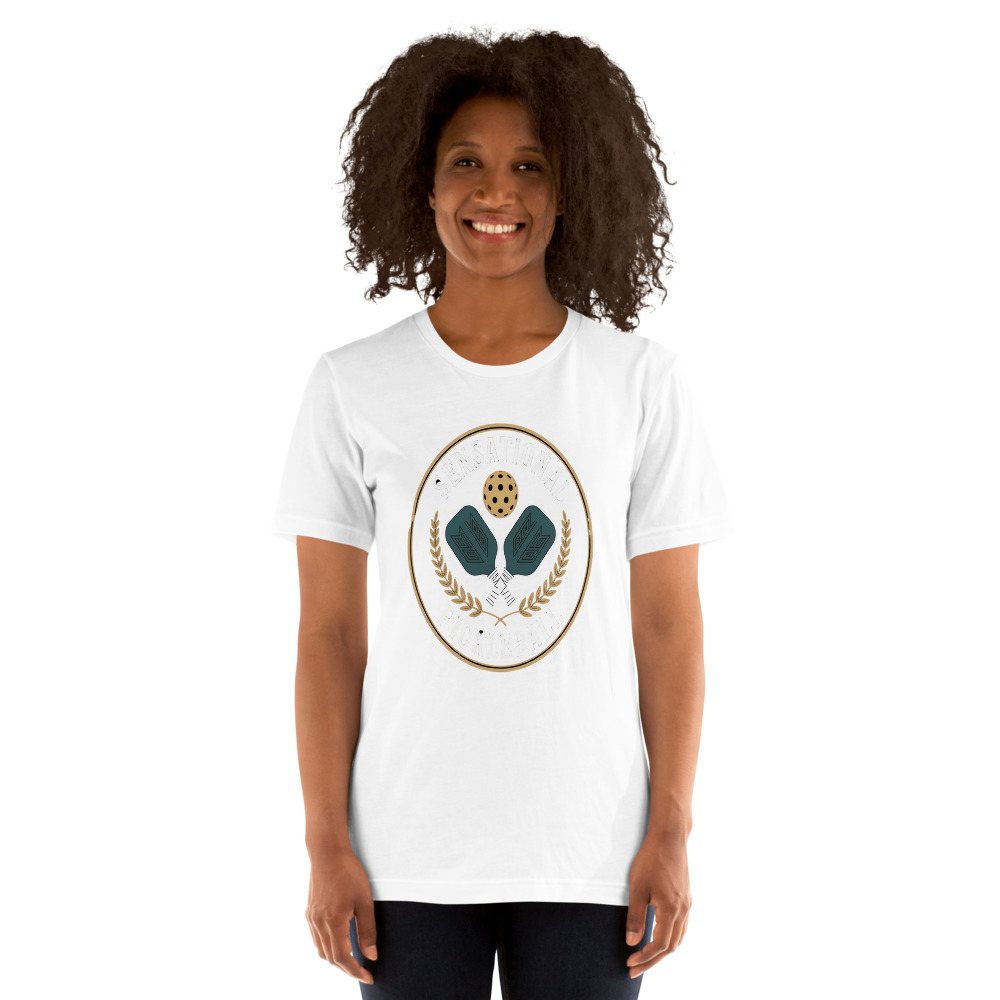 Sensational Pickleball Paddle Crest Tee