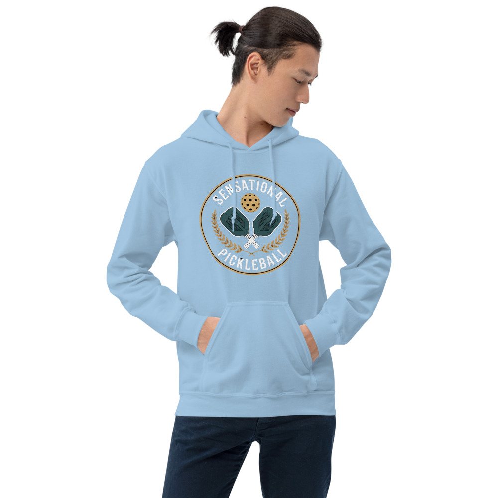 Sensational Pickleball Paddle Crest Hoodie