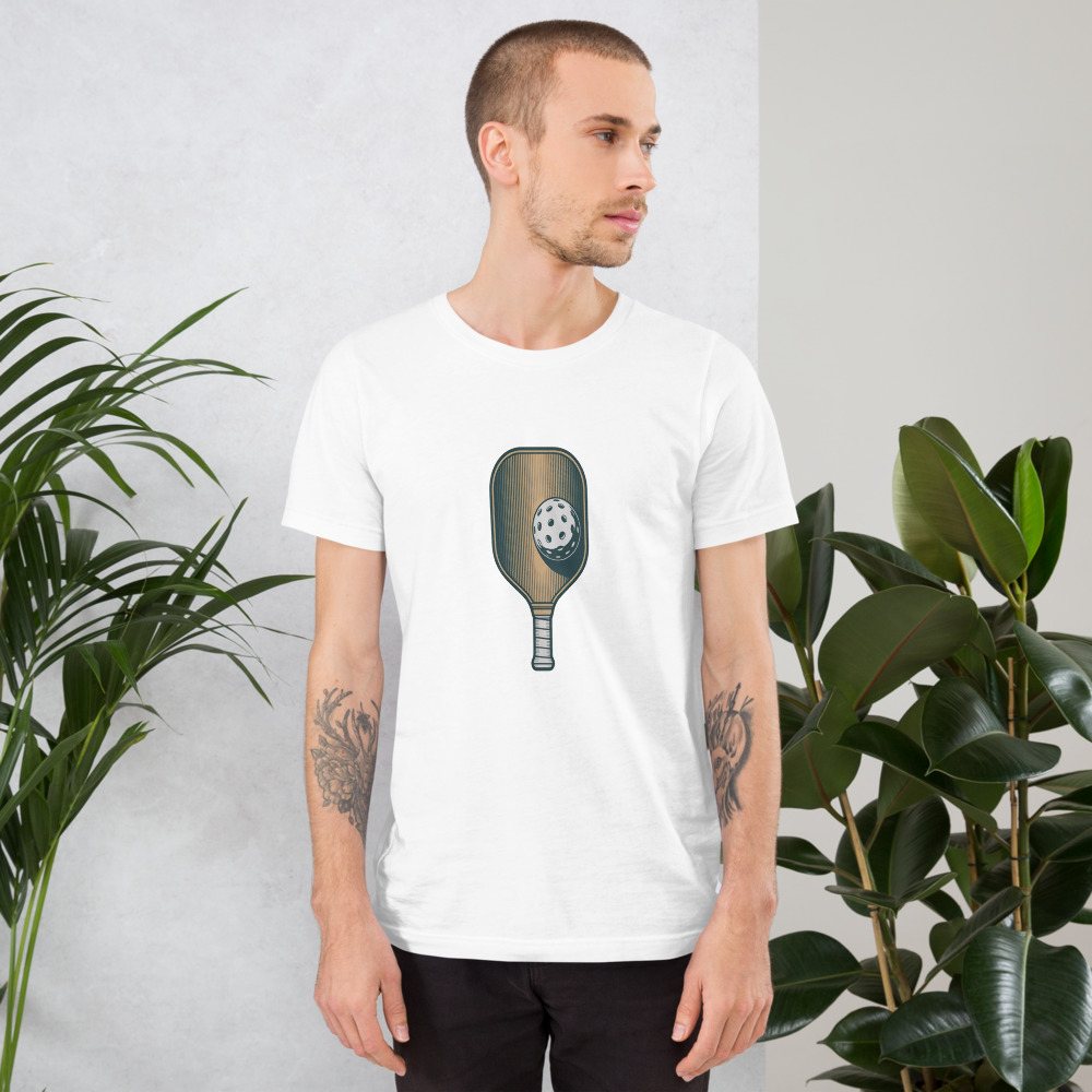 Sensational Pickleball Paddle Monogram Tee Front