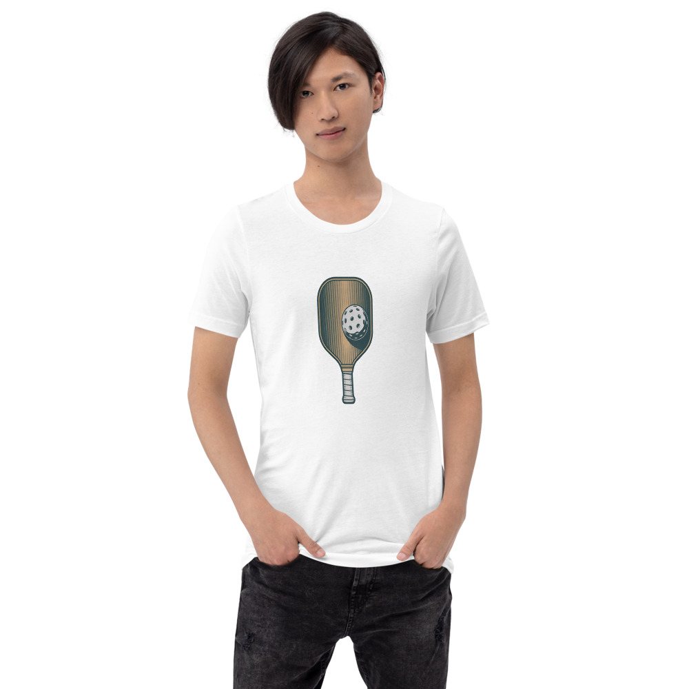 Sensational Pickleball Paddle Monogram Tee Front