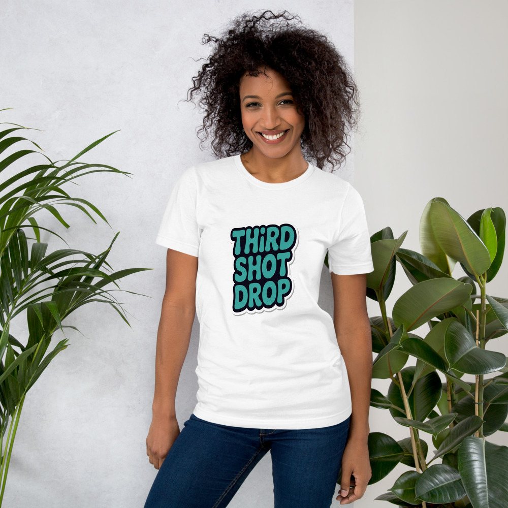 Sensational Pickleball Third Shot Drop Tee Front