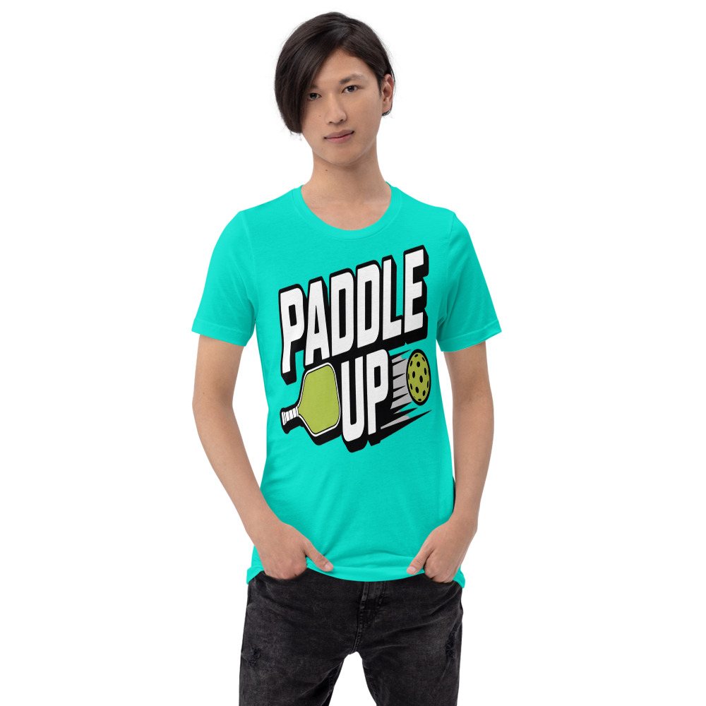 Sensational Pickleball Paddle Up Tee Front