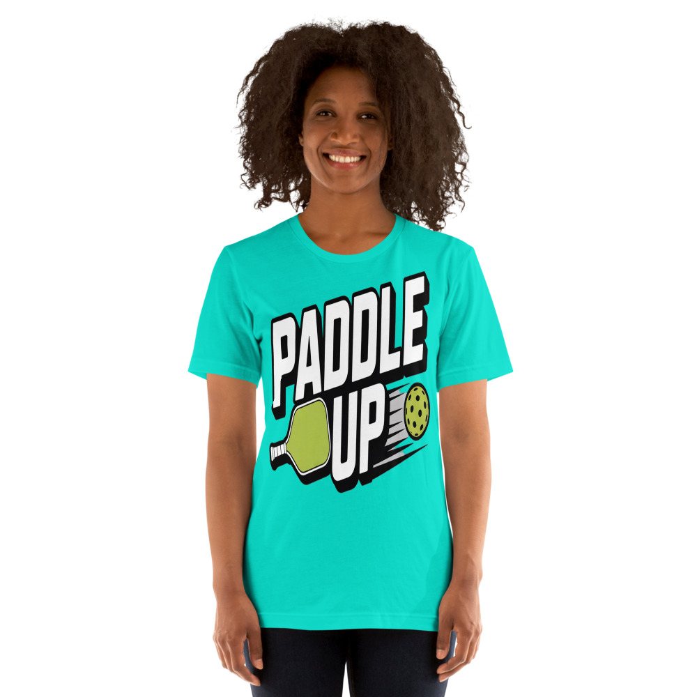 Sensational Pickleball Paddle Up Tee Front